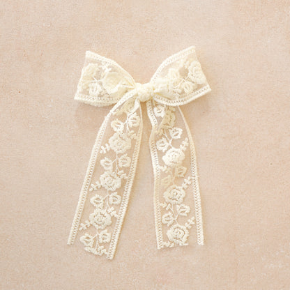 Oversized Sunday Hair Bow • Lace & Liberty | Toddler + Girls Hair Bow Clip (Small Batch Release)