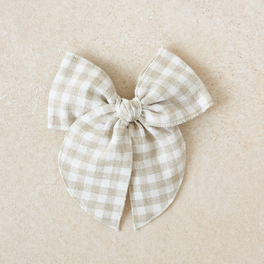 Fleur Bow Clip // Fawn