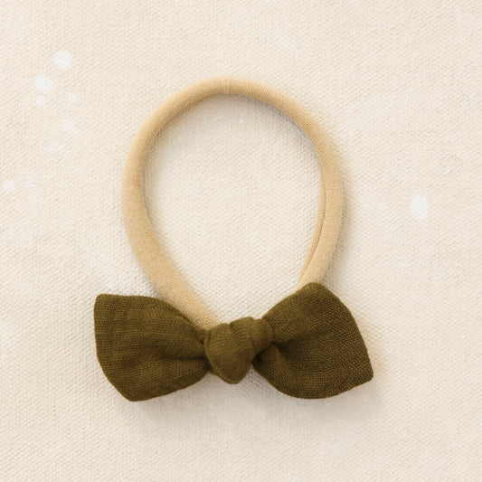 Petite Classic Knot Headband // Basil
