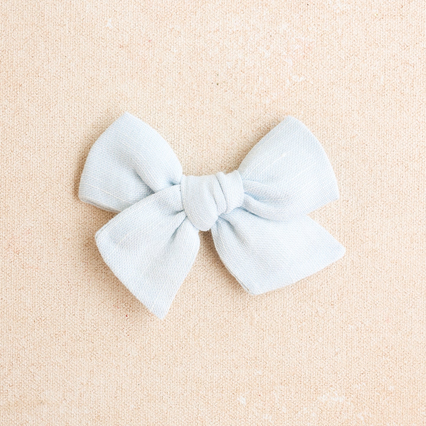Explorer Bow • Powder Blue | Baby + Toddler Hair Bow Clip or Headband