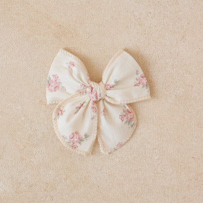 Mini Fleur Bow Clip or Band • Plume