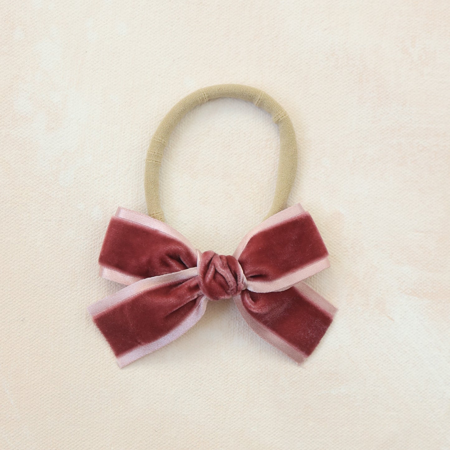 Petite Classic Bow Headband // Velveteen