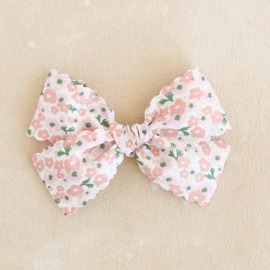 Oversized Classic Bow Clip // Magnolia