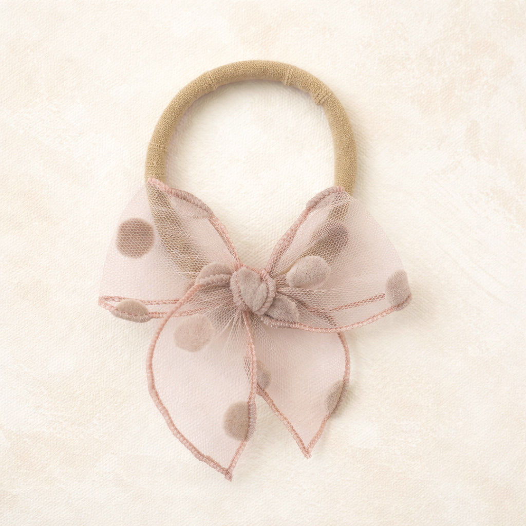 Mini Fleur Bow Headband // Vixen