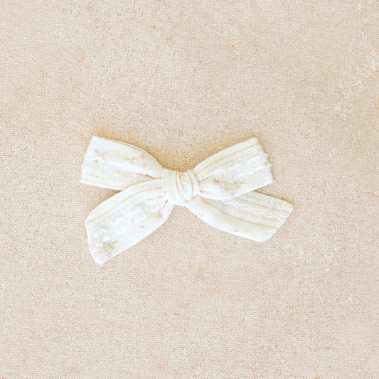 Scout Bow Clip or Band • Swiss Dot