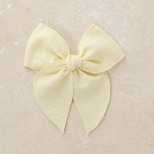 Fleur Bow Clip // Daffodil