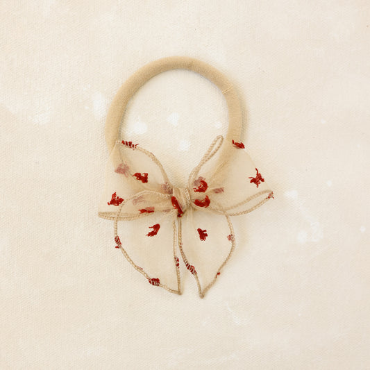 Mini Fleur Bow Headband // Wonder