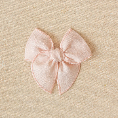 Mini Fleur Bow Clip or Band // Sweet Pea (Small Batch Release)