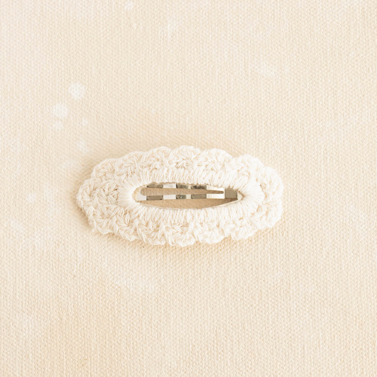 Crochet snap clip // Cottontail