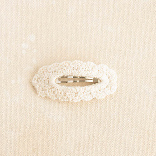 Crochet snap clip // Cottontail