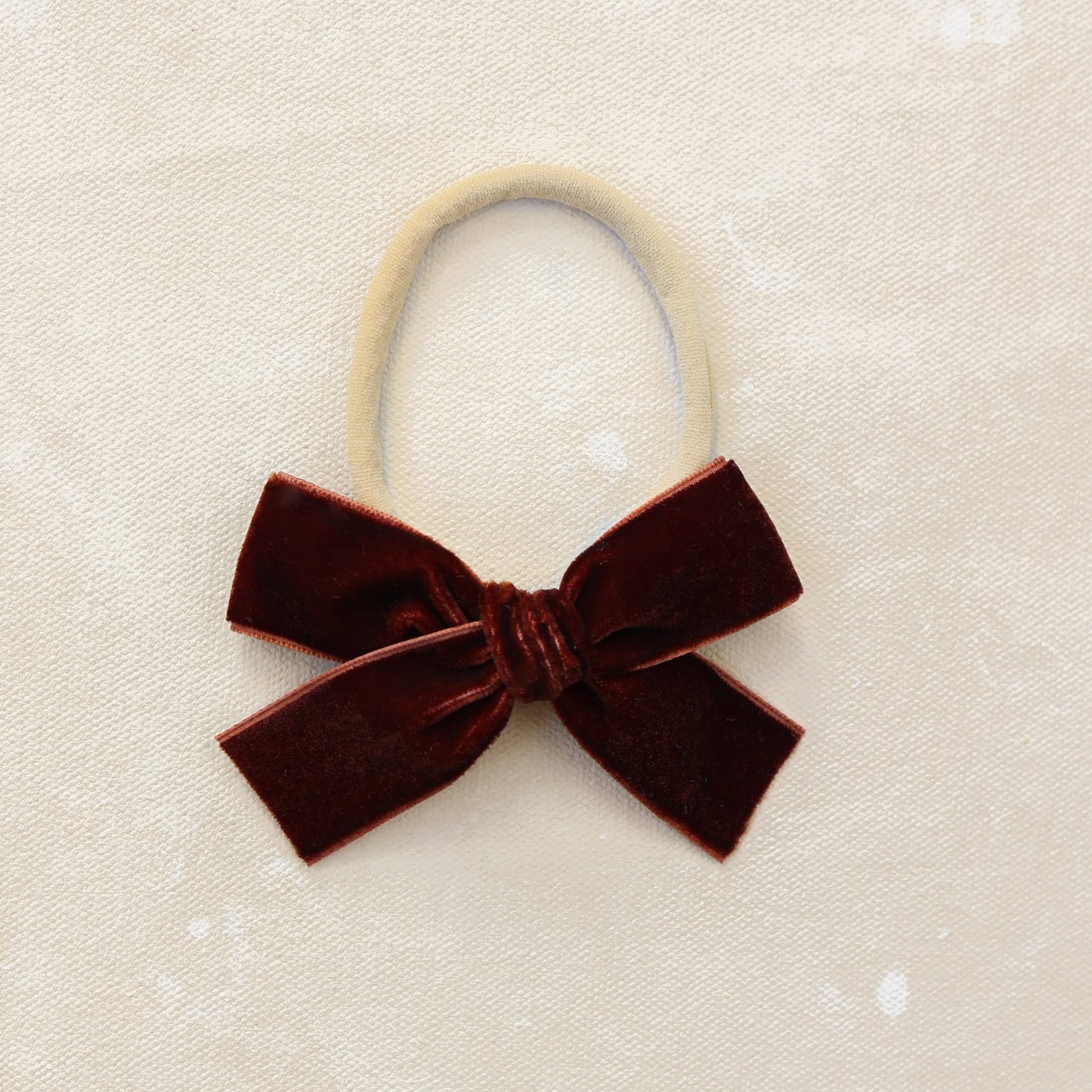 Petite Classic Bow Clip // Gingerbread