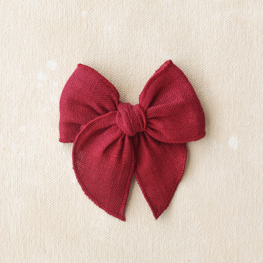 Mini Fleur Bow Clip // Lady