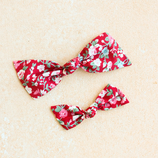 Oversized + Petite Classic Knot Clip or Band • Liberty Belle