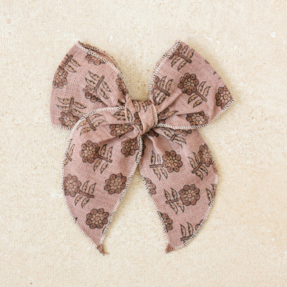 Fleur Bow Clip // Hyacinth (Small Batch Release)