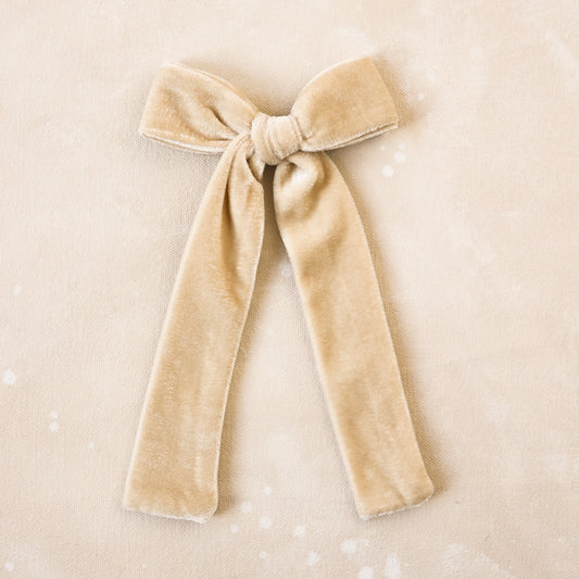 Petite Velvet Sunday // Antique Ivory