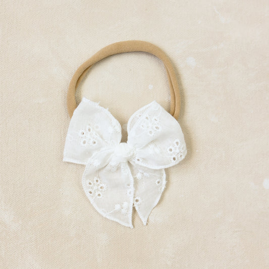 Mini Fleur Bow Headband // Margaux