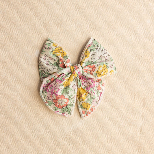 Mini Fleur Bow Clip or Band // Foxglove