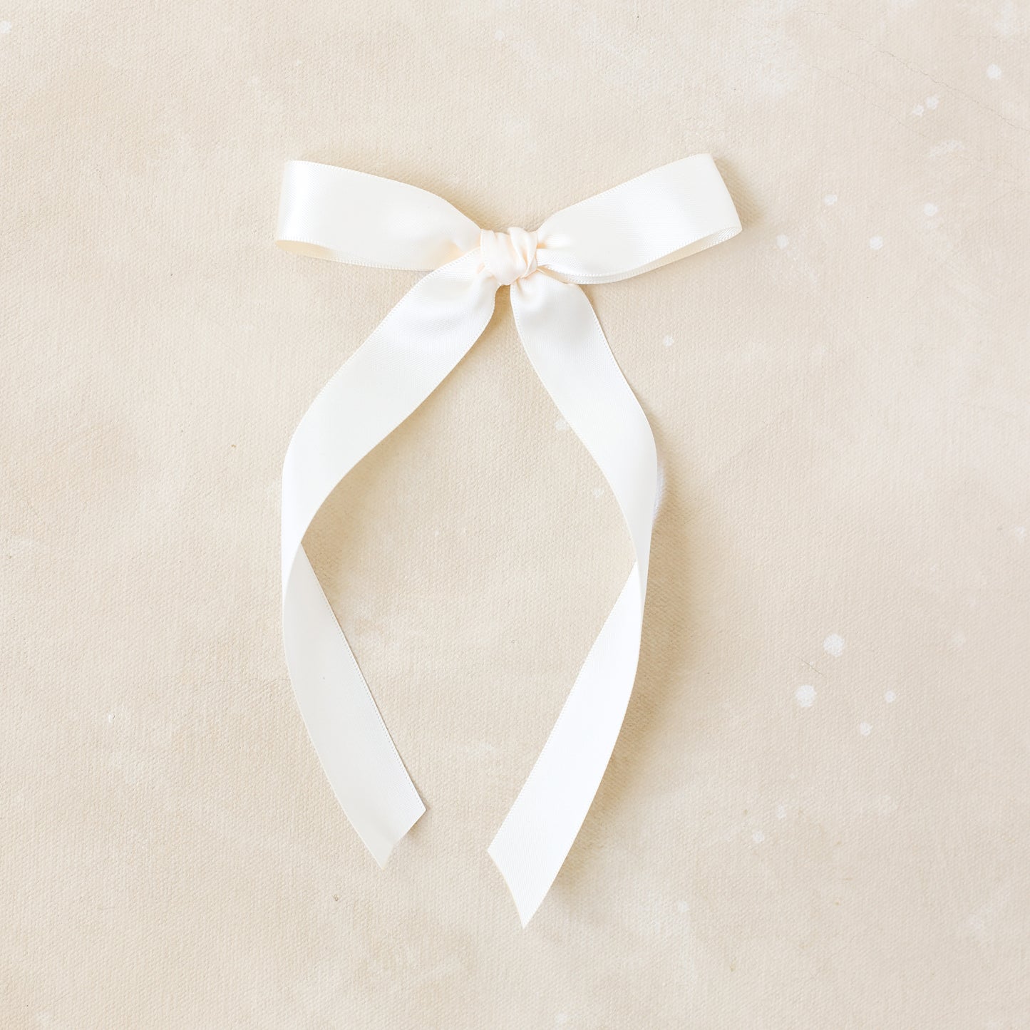 Petite Sunday Hair Bow • Antique White | Toddler + Girls Hair Bow Clip (Small Batch)