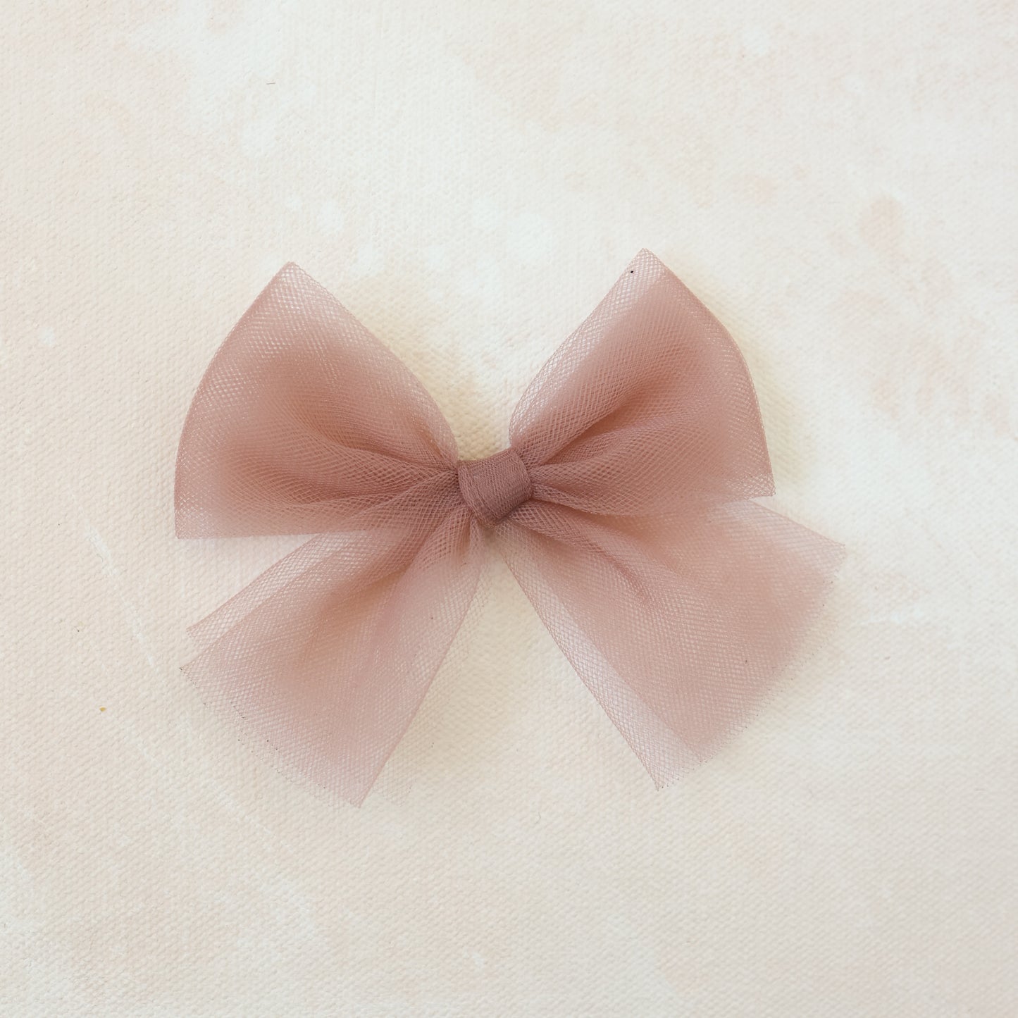 Oversized Classic Bow Clip // Mauve