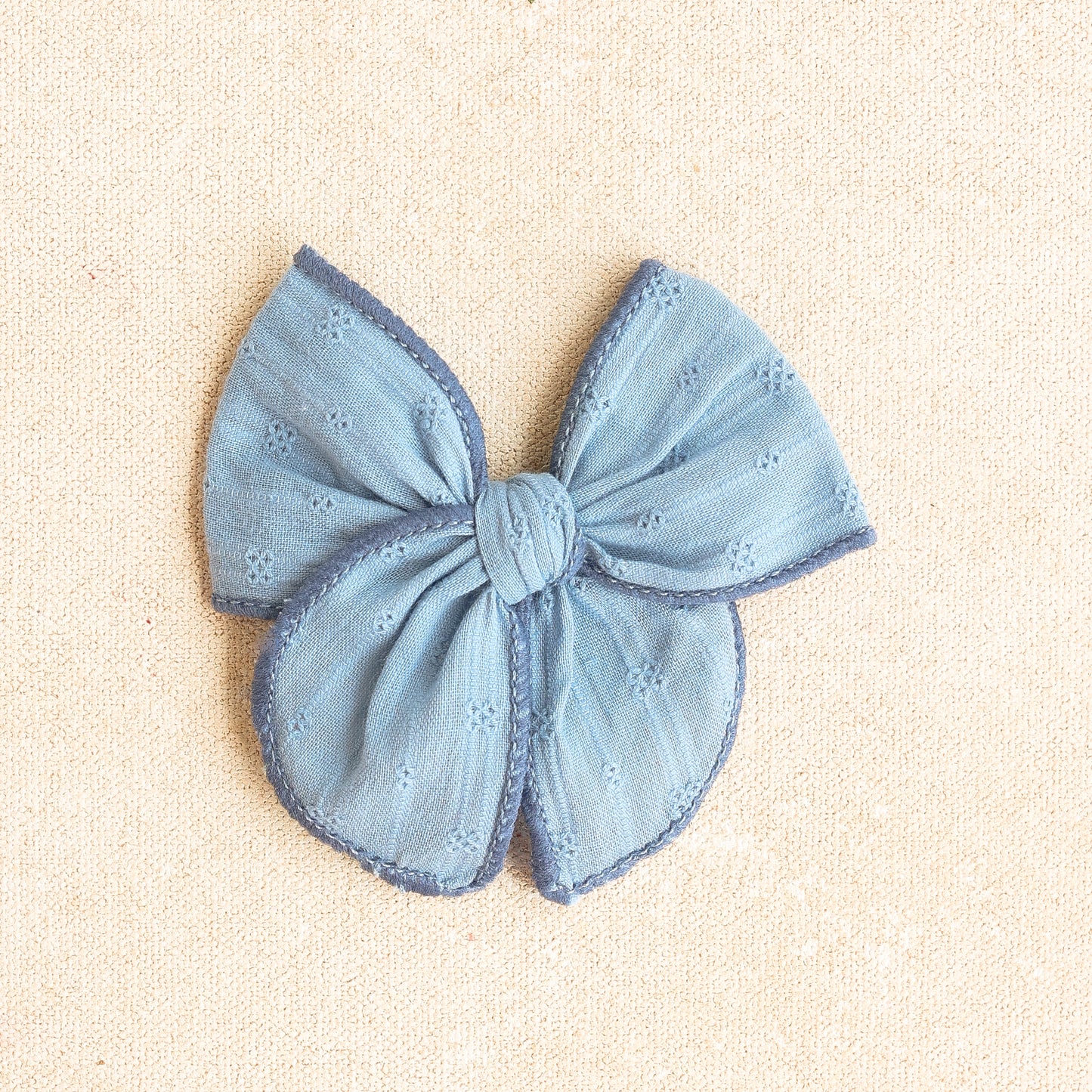 Mini Fleur Bow • Sailor | Baby + Toddler Hair Bow Clip or Headband