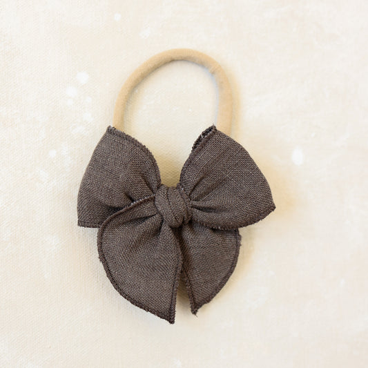 Mini Fleur Bow Headband // Willow