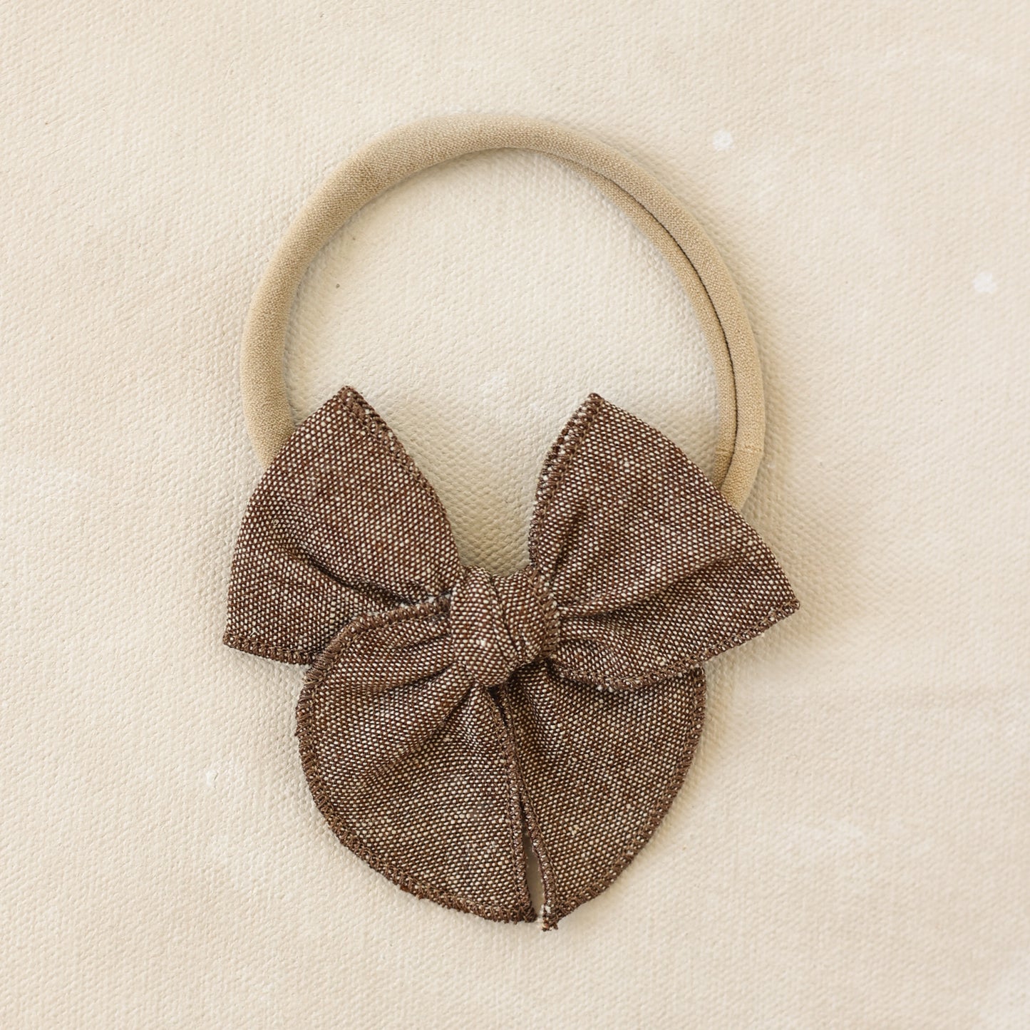 Mini Fleur Bow Headband // Maple