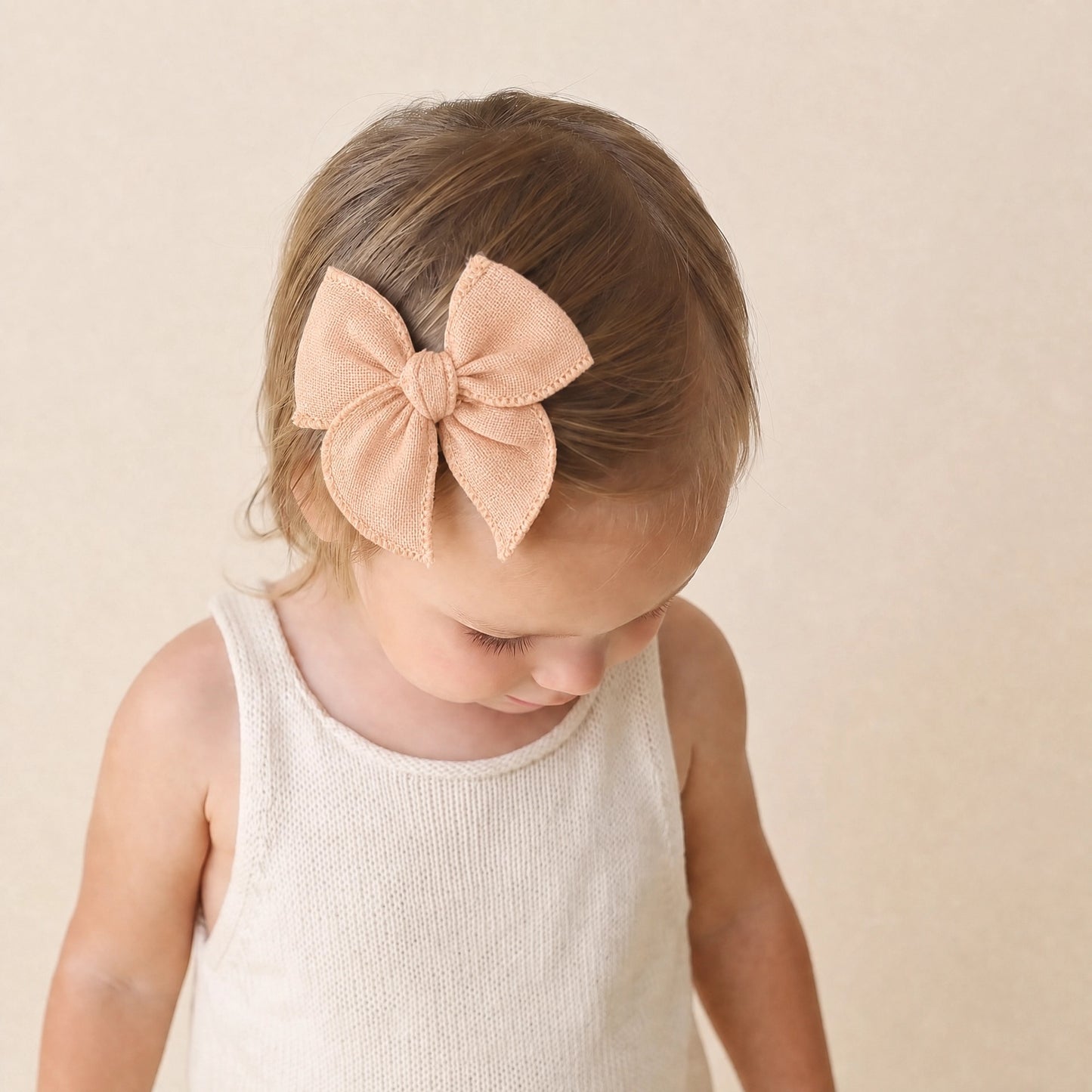 Mini Fleur Bow Clip or Band // Eloise