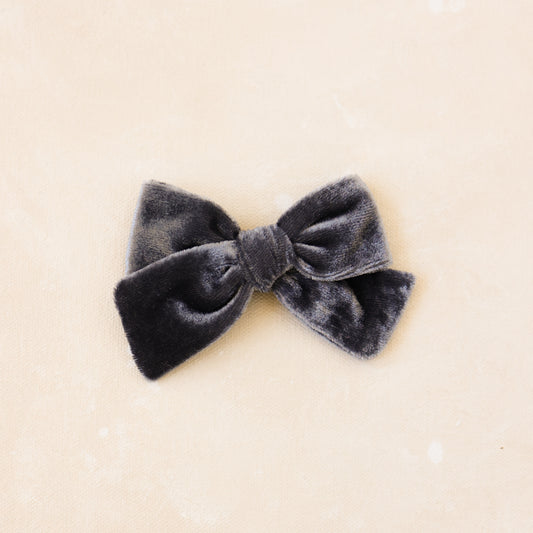 Petite Classic Bow Clip // Bluebell