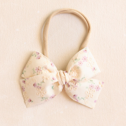 Oversized Classic Bow Headband  // Viola