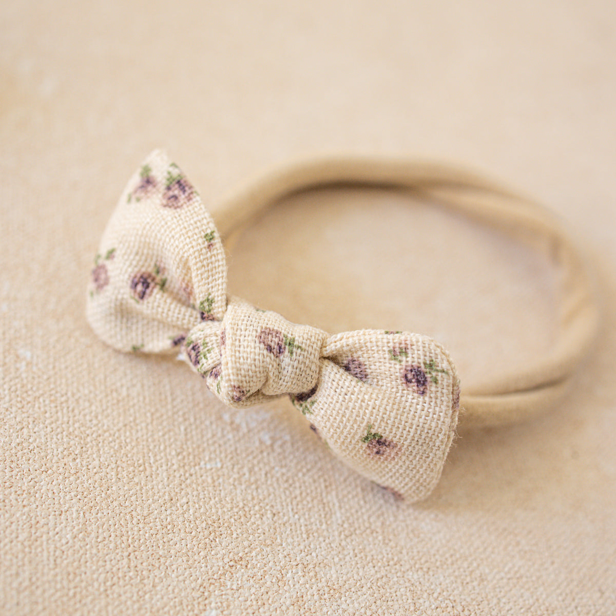 Petite Knot Bow Headband • Alice (Small Batch Release)