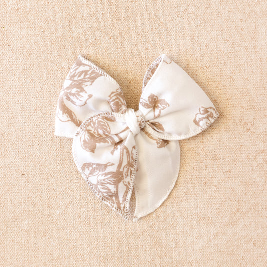 Mini Fleur Bow Clip or Band // Old Garden (Small Batch Release)