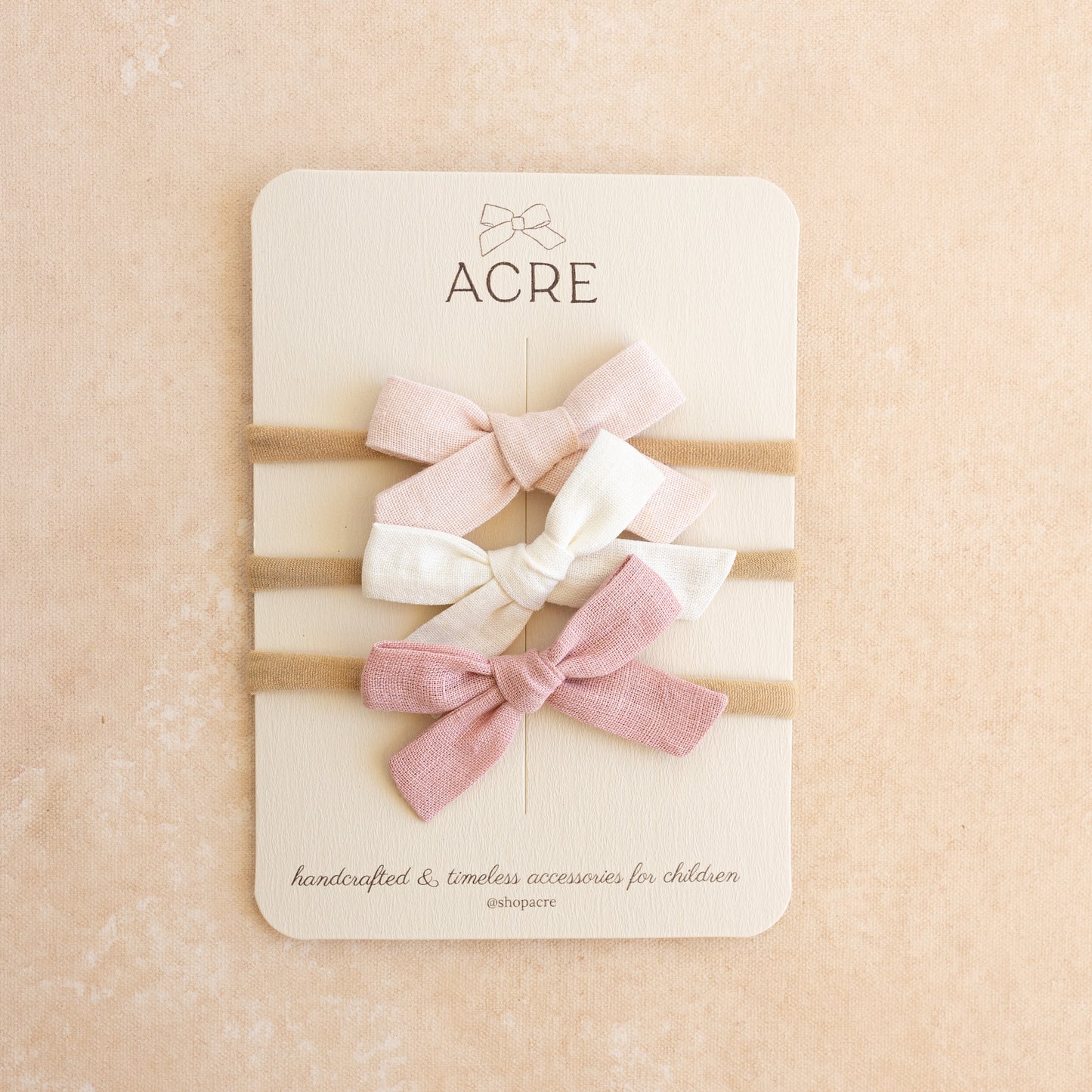 Tried & True Scout Bow Set • Rosebud