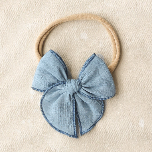 Mini Fleur Bow Headband // Lenora