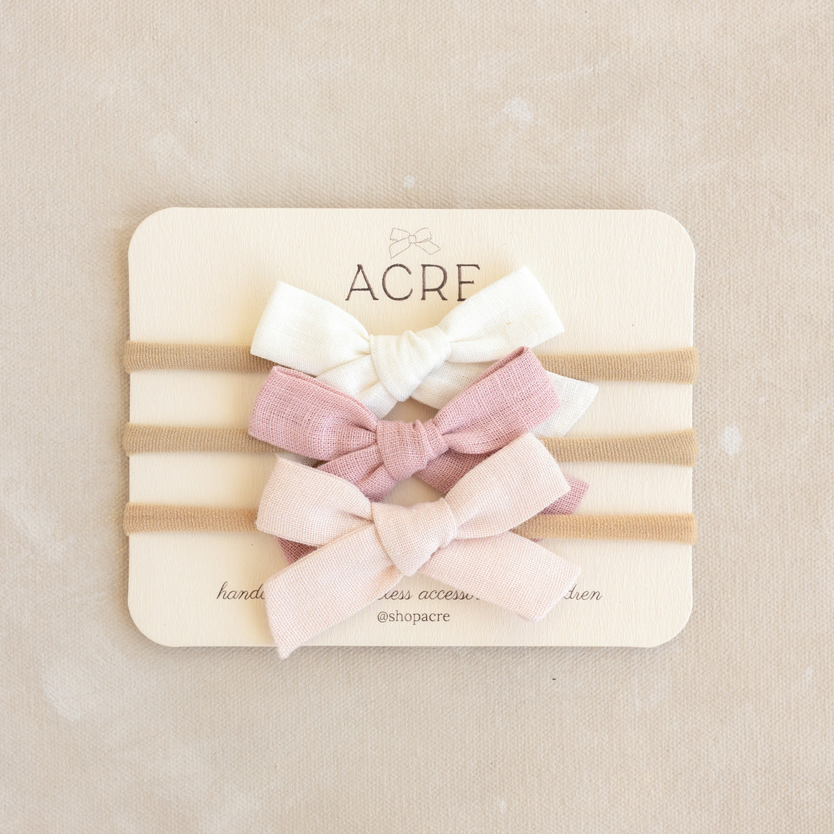 Tried & True Scout Bow Set • Rosebud