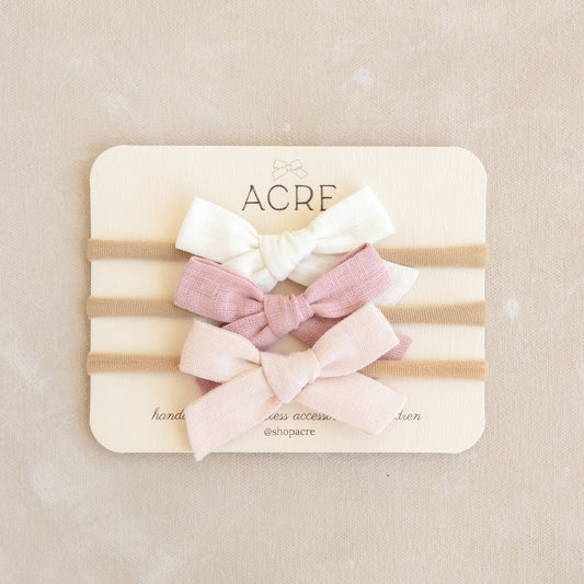 Tried & True Scout Bow Set • Rosebud