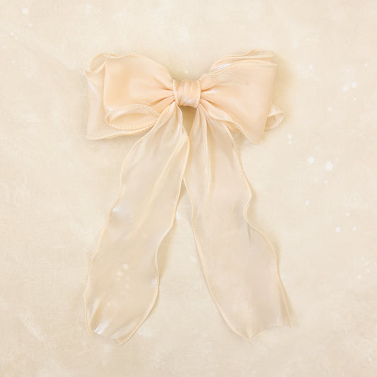 Ribbon Barrette // Ivy