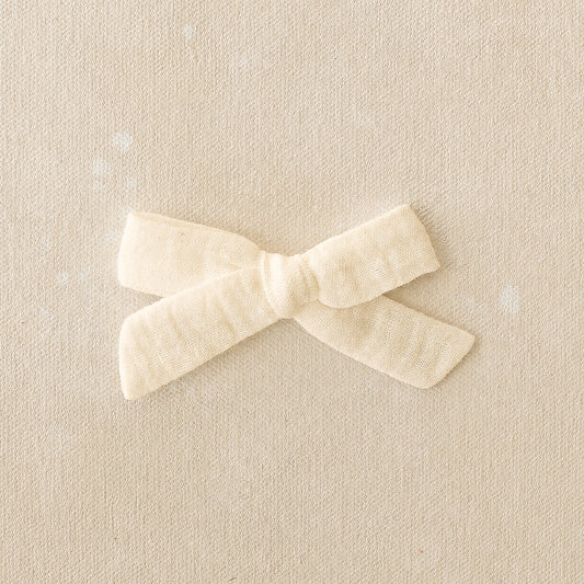 Scout Bow Headband or Clip // Buttercream