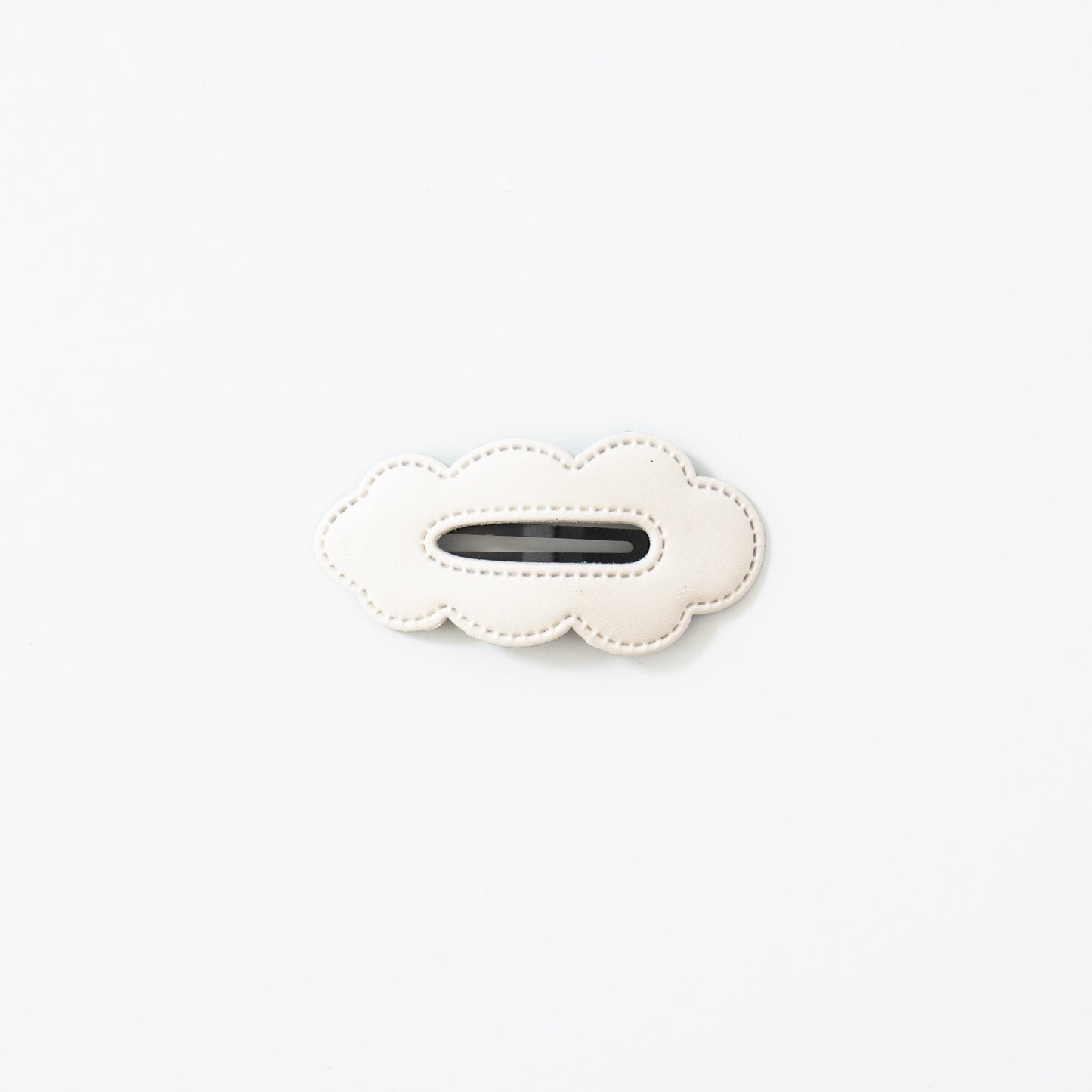 Leather Snap Clip // Wisp