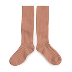 Ribbed Knee Socks // Bois de Rose