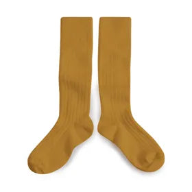 Ribbed Knee Socks // Moutarde de Dijon
