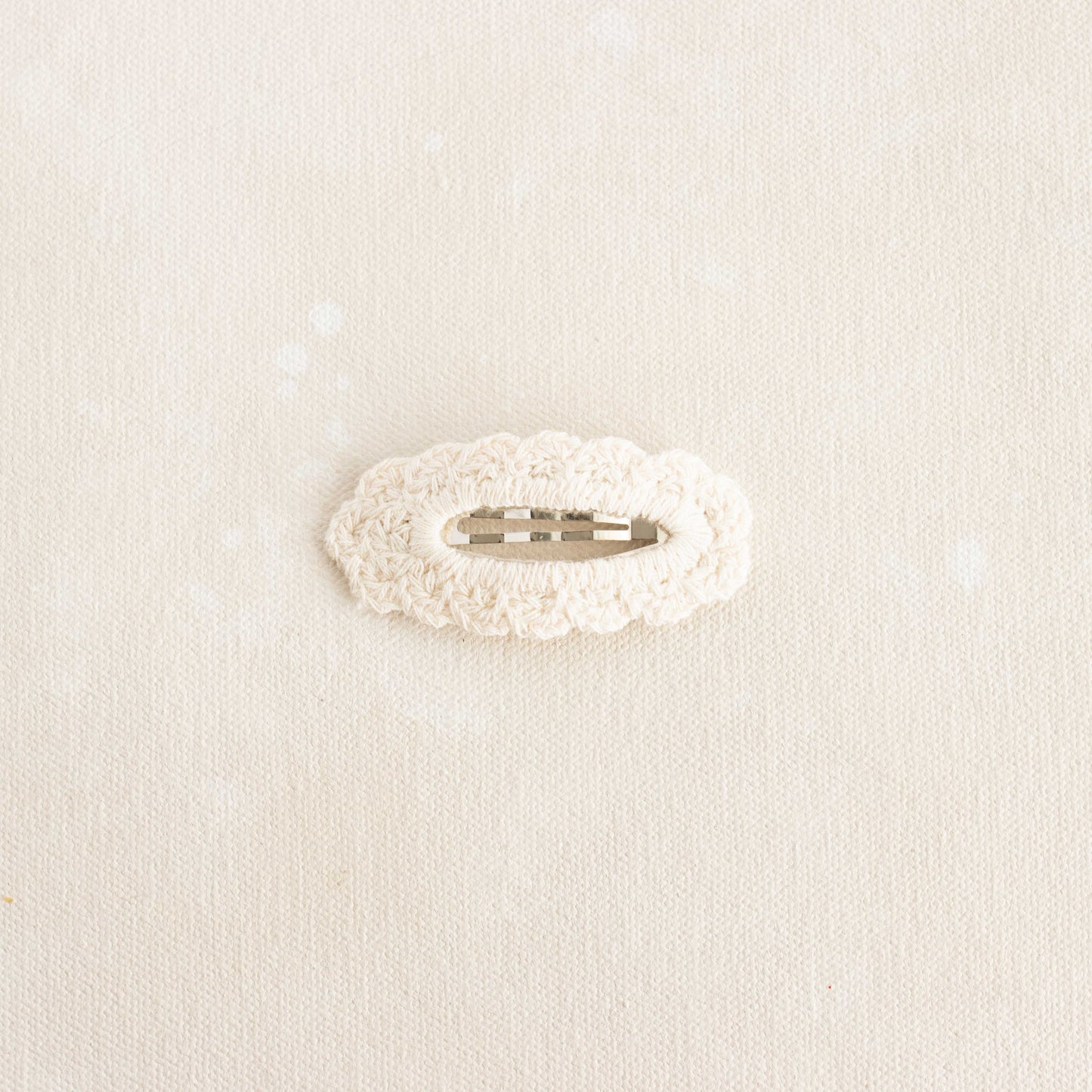Crochet snap clip // Cottontail
