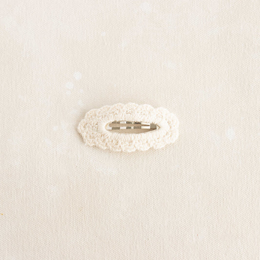 Crochet snap clip // Cottontail