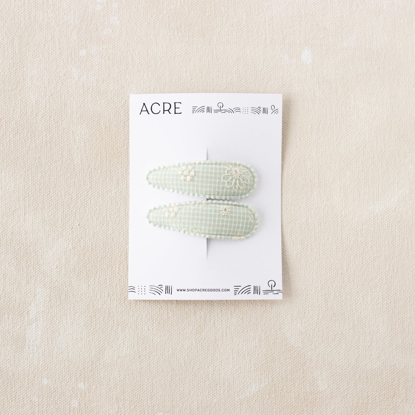 Snap Clip Set // Spearmint