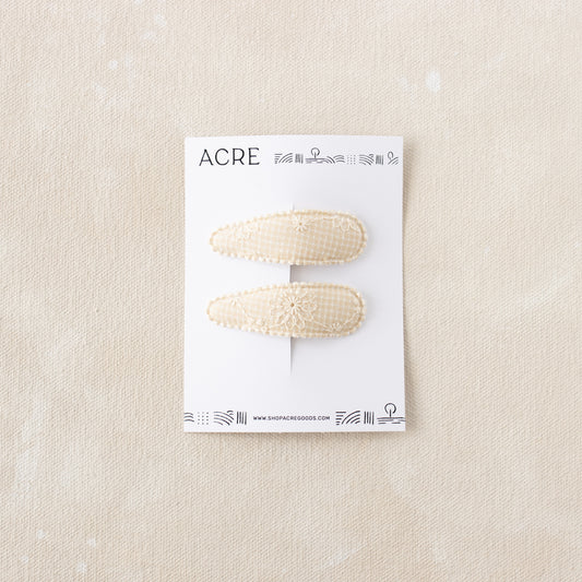 Snap Clip Set // Sand